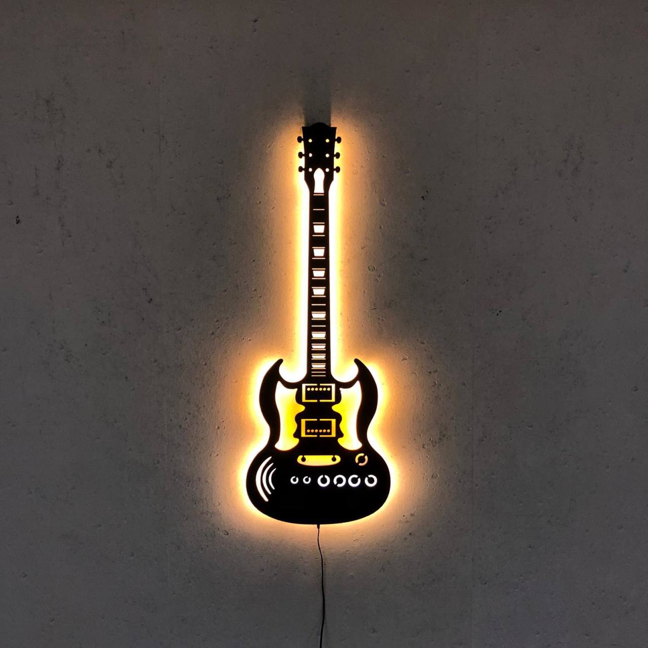 Bas Gitar Duvar Dekoru
