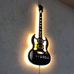Bas Gitar Duvar Dekoru