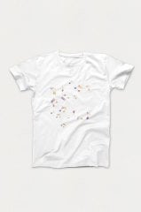 Renkli Nota Beyaz Tshirt