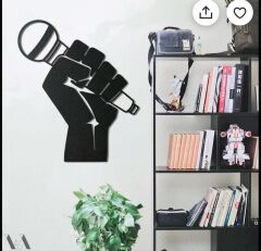 Mikrofon Duvar Dekoru Işıklı