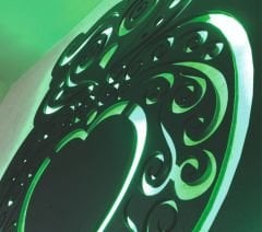 Dekoratif Baykuş Dekoratif Set LED Işıklı Tablo