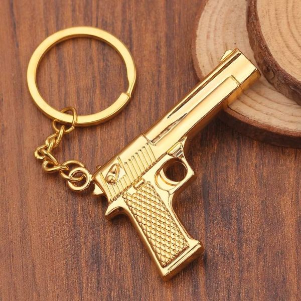 14 lü Tabanca Gold Altın Kaliteli Anahtarlık