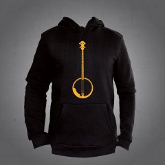 Tambur Kapüşonlu Sweatshirt Hoodie Black