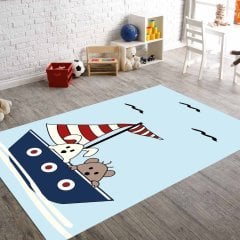 Sevimli Dostlar Teknede Çocuk Halısı