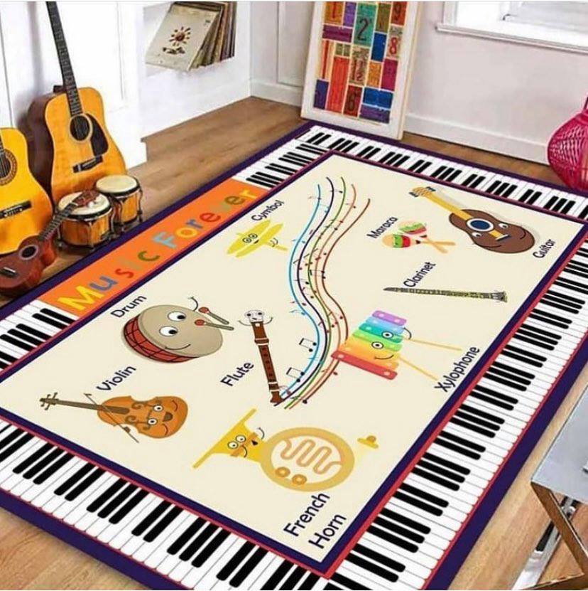 Müzik Aletleri Halı 100x150
