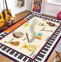 Müzik Aletleri Halı 100x150