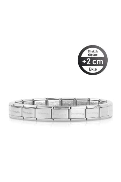 İtalyan Charm Suya Dayanıklı Çelik Esneyen Paslanmaz Şık Hediyelik Kararmaz Bileklik