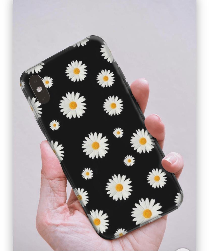 Papatya Desen Huawei Telefon Kılıfı