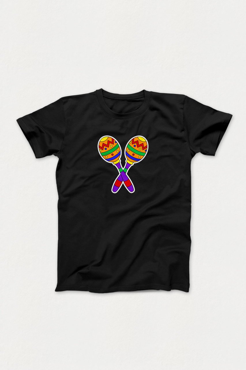 Marakas Siyah Tshirt Unisex