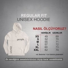 Nota Kuş Kapüşonlu Sweatshirt Hoodie Siyah
