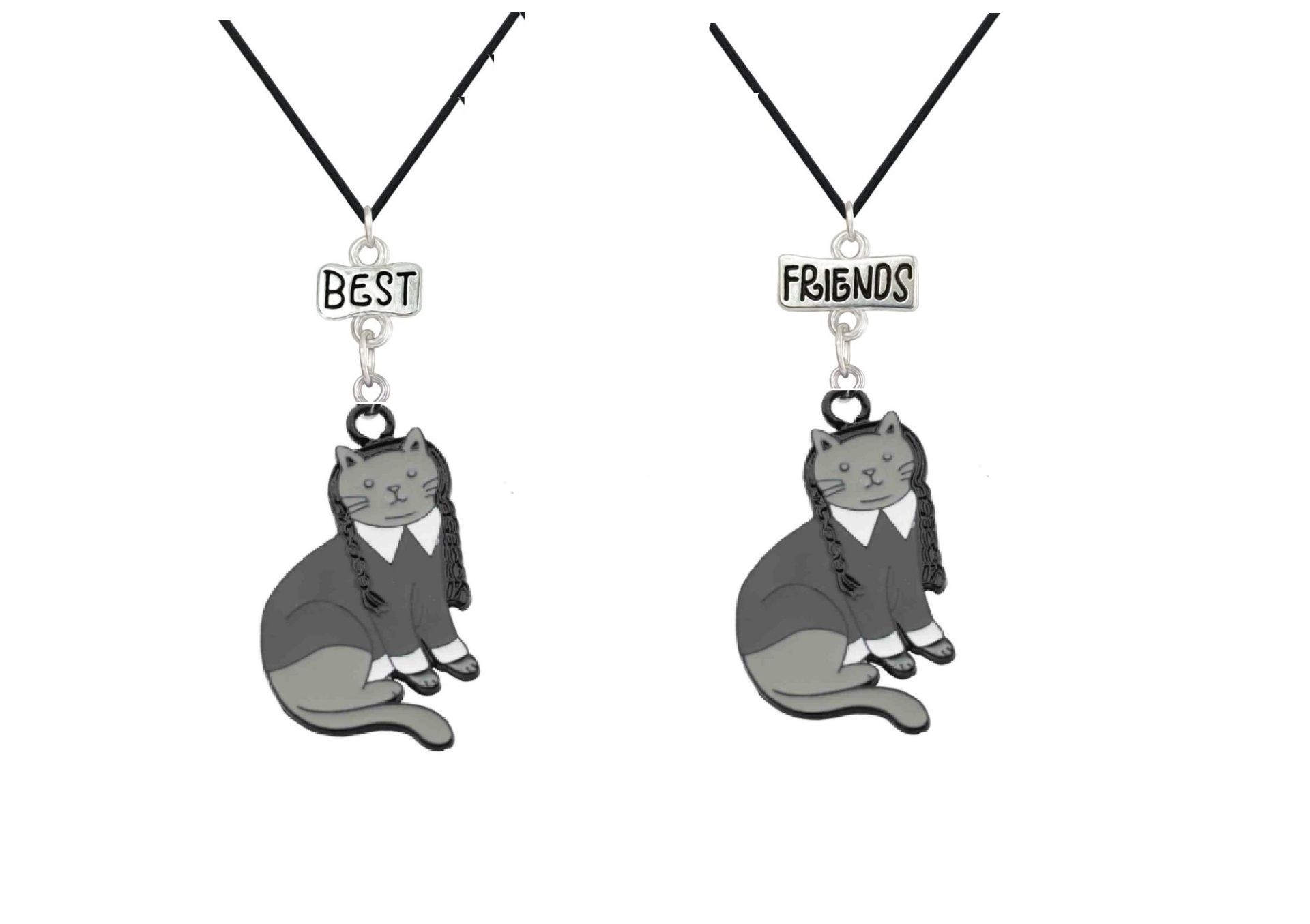 Best Friends 2'li Kedi Kolye