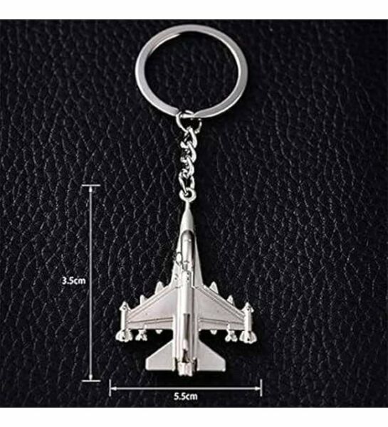 Savaş Uçağı Anahtarlık Metal
