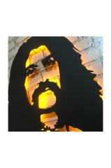 Barış Manço Duvar Dekoru Işıklı 50x50cm