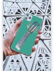 Yeşil Gitar iPhone Telefon Kılıfı