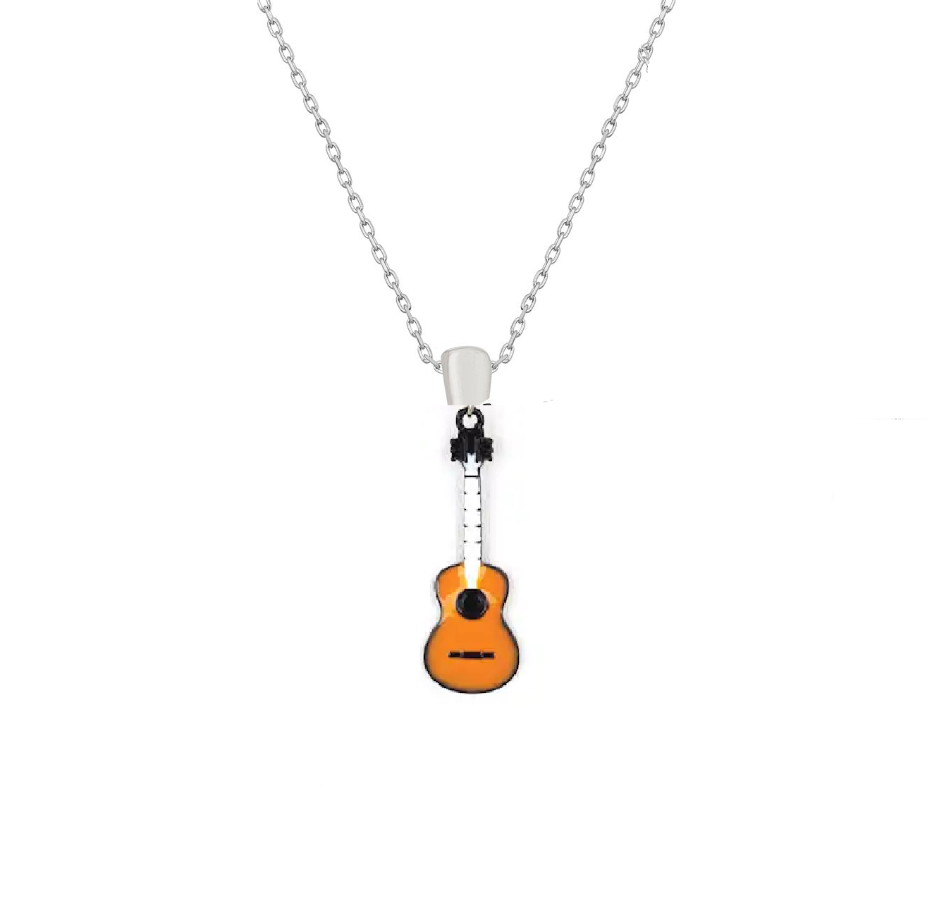 Klasik Gitar Gitarist Kolye Kadın - Erkek