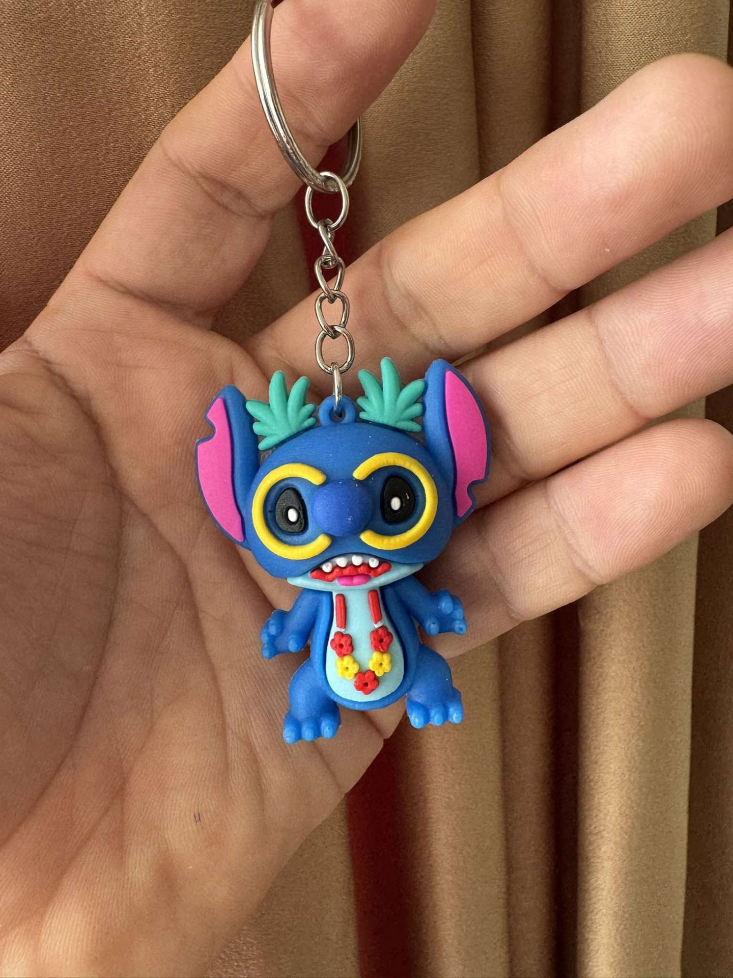 Stitch Çizgi Film Anahtarlık Çanta Cüzdan Süsü 4cm