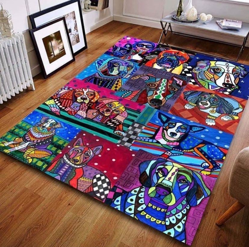 Köpek Desen Halı 100x150
