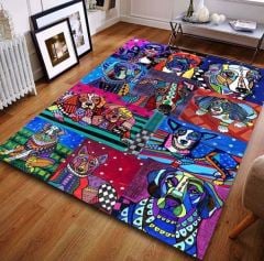 Köpek Desen Halı 100x150