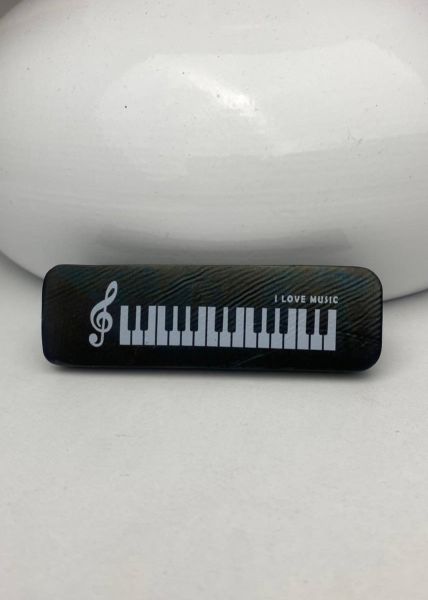 Piyano Sol Anahtarı Nota Müzik Desenli 2'li Silgi Set
