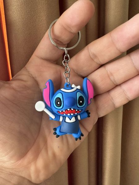Stitch Kahraman Çizgi Film Anahtarlık Çanta Cüzdan Süsü 4cm
